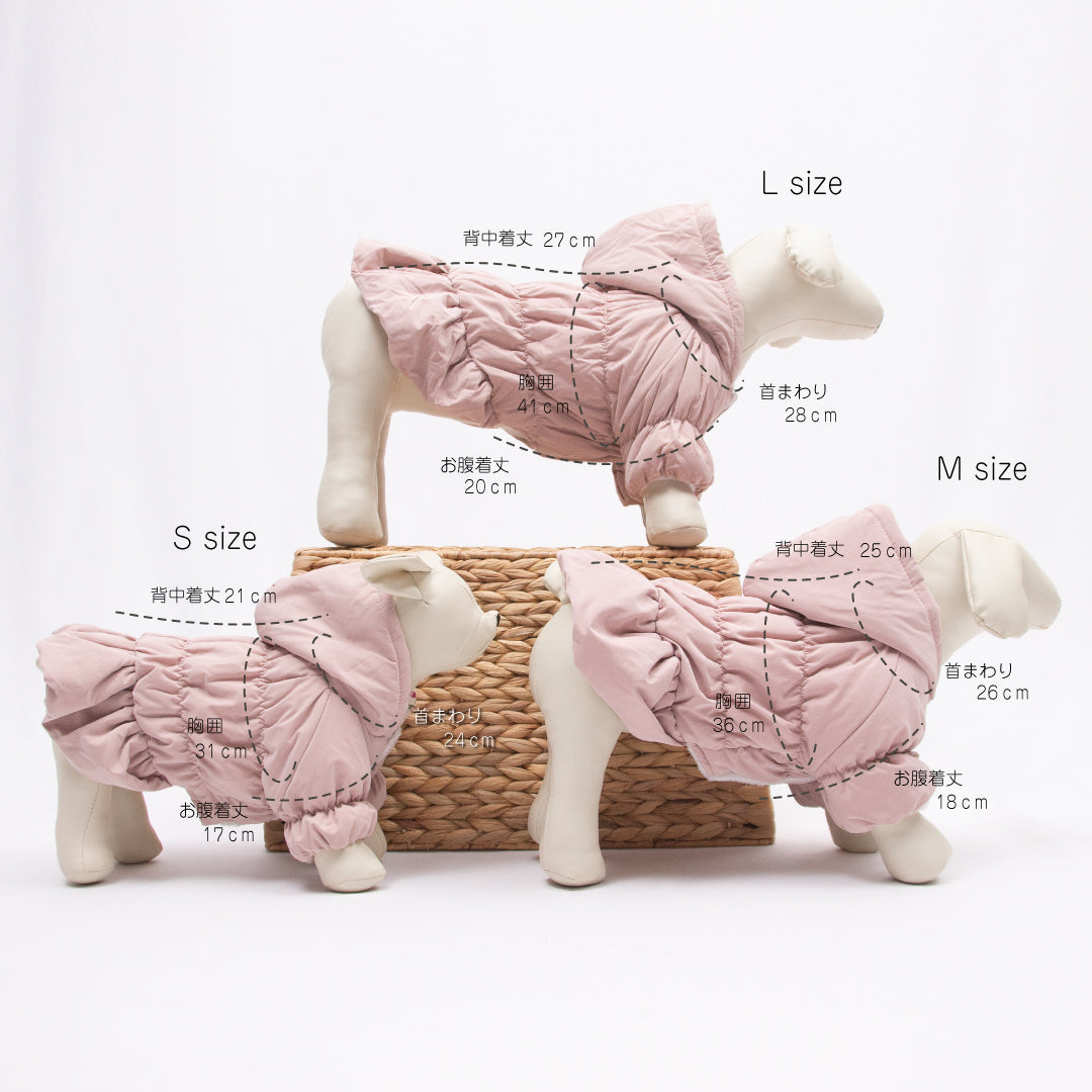 ワンピースダウンコート