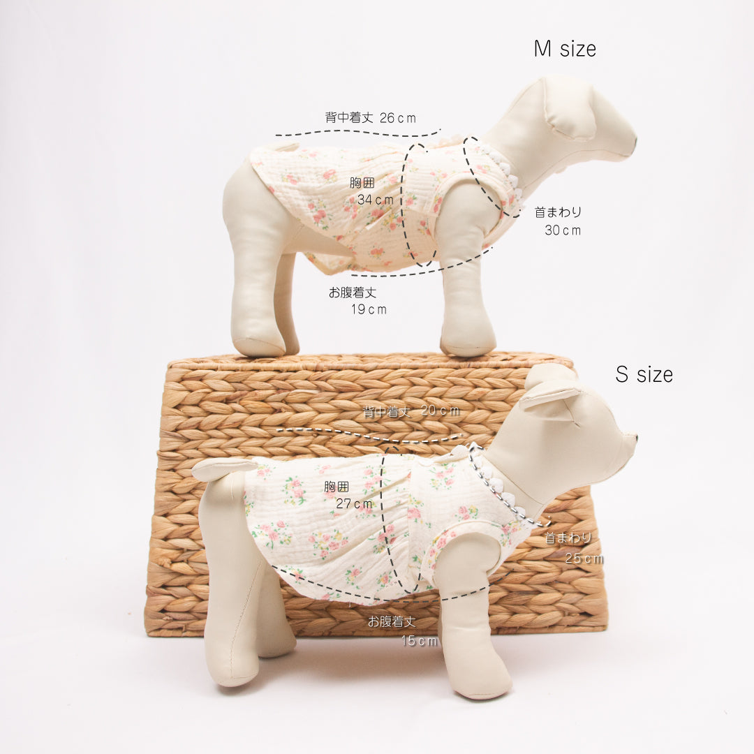 花柄エンパイアワンピース