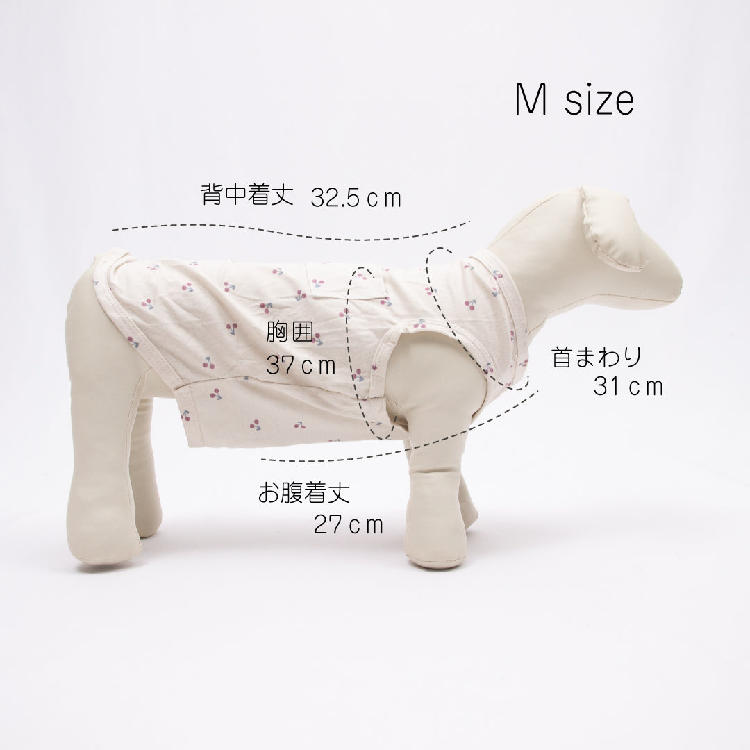 さくらんぼ柄カットソー