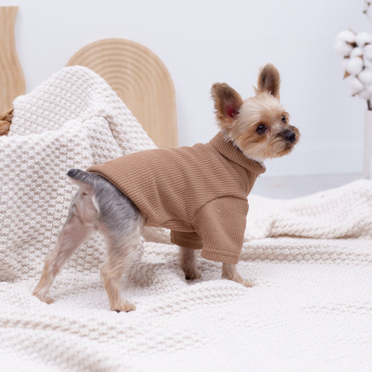 ハーフジップニット