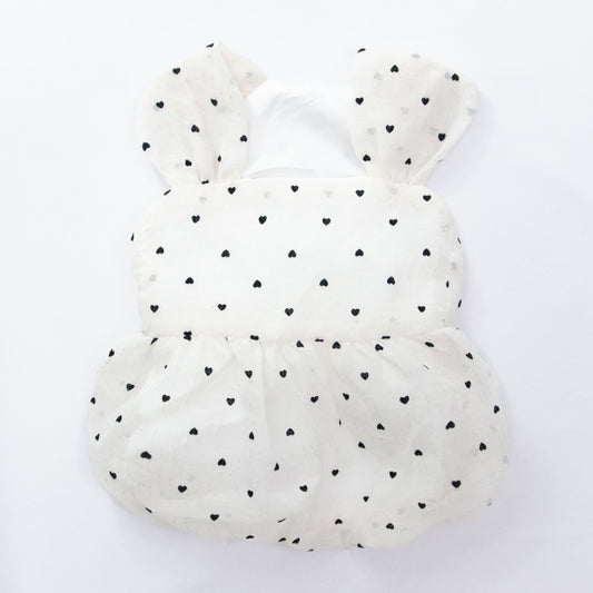 ハート柄ラメワンピース