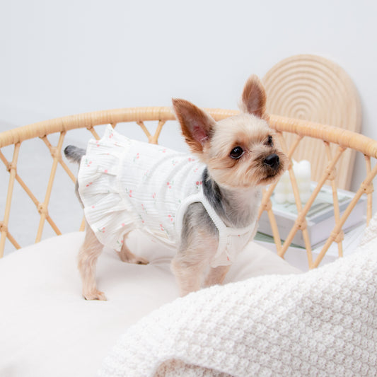 さくらんぼ柄キャミワンピース