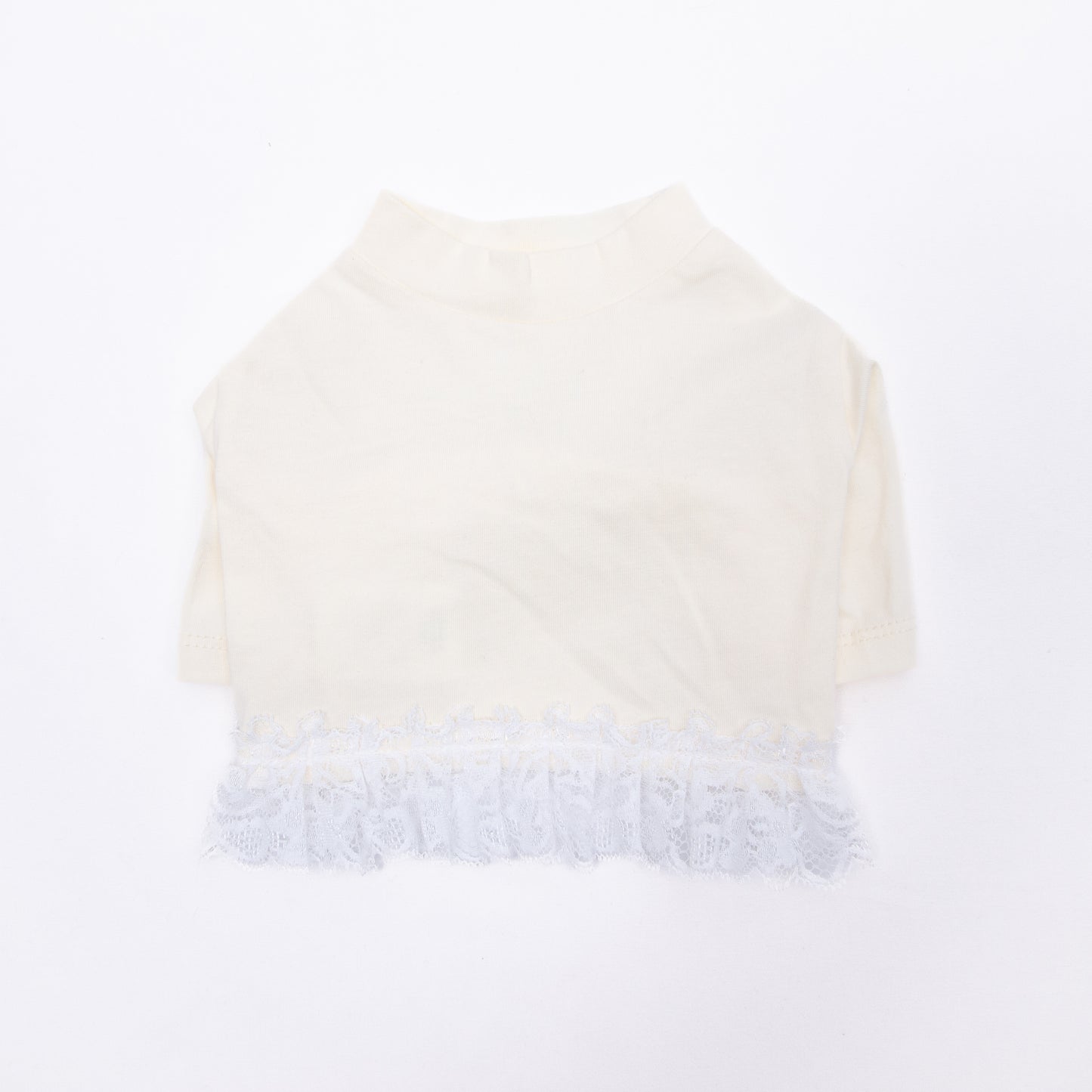 レースクロップドTシャツ