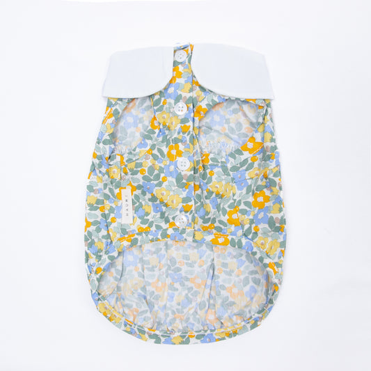 小花柄かぼちゃワンピース