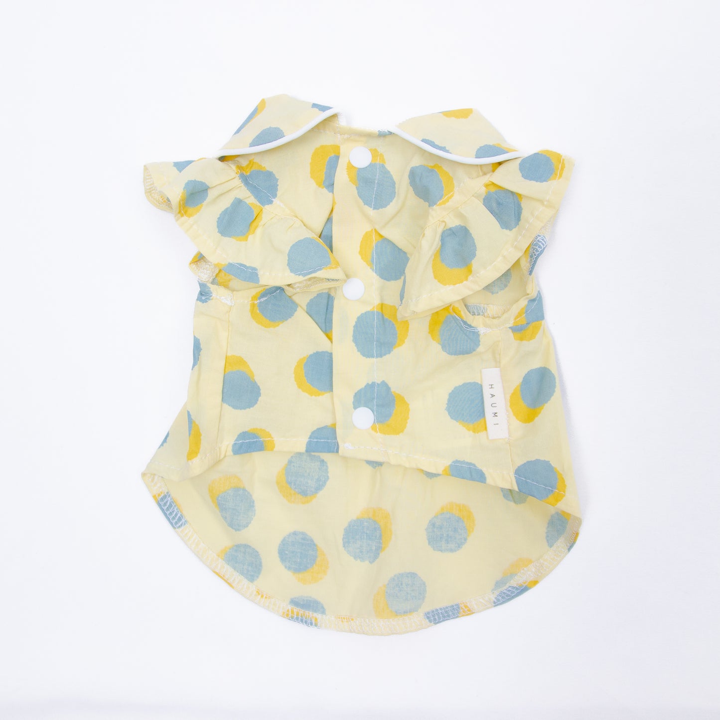 大きなドットのレトロワンピース