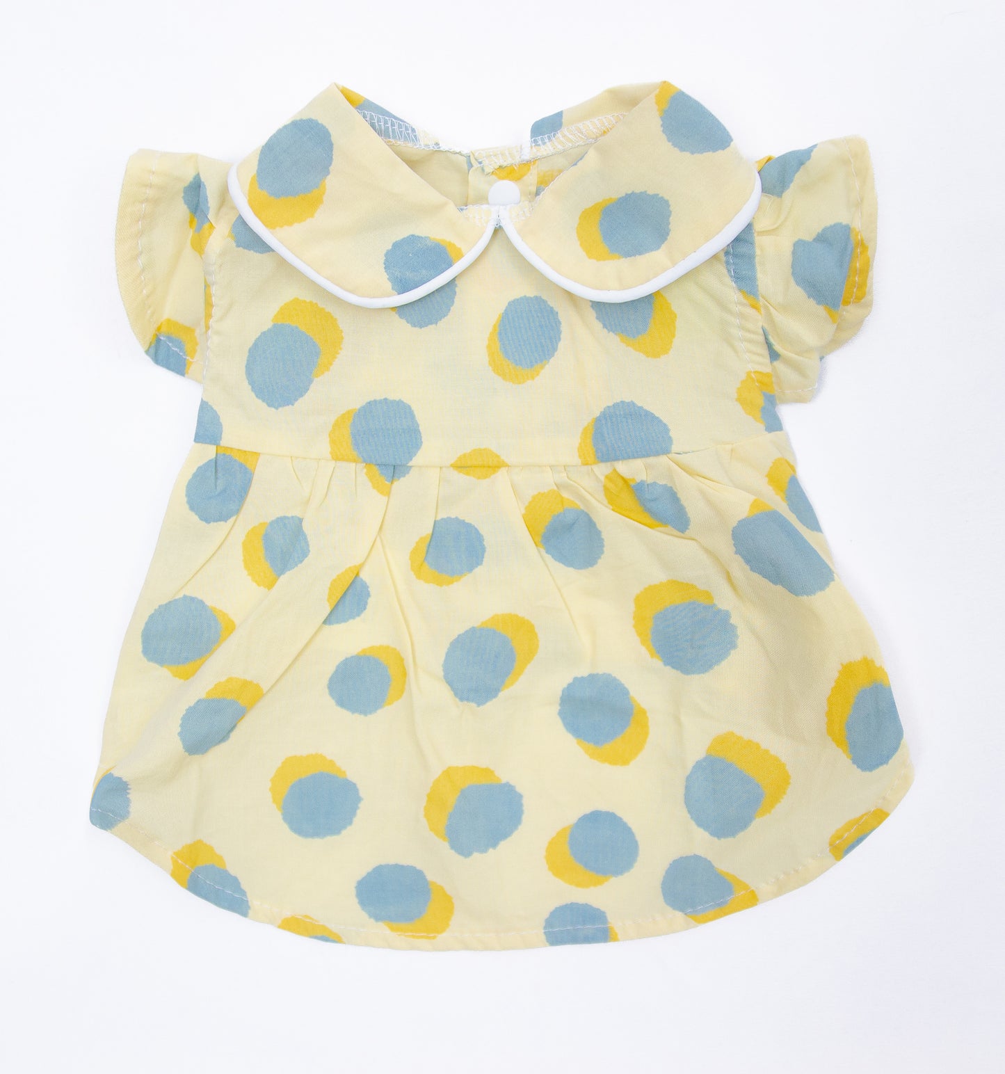 大きなドットのレトロワンピース