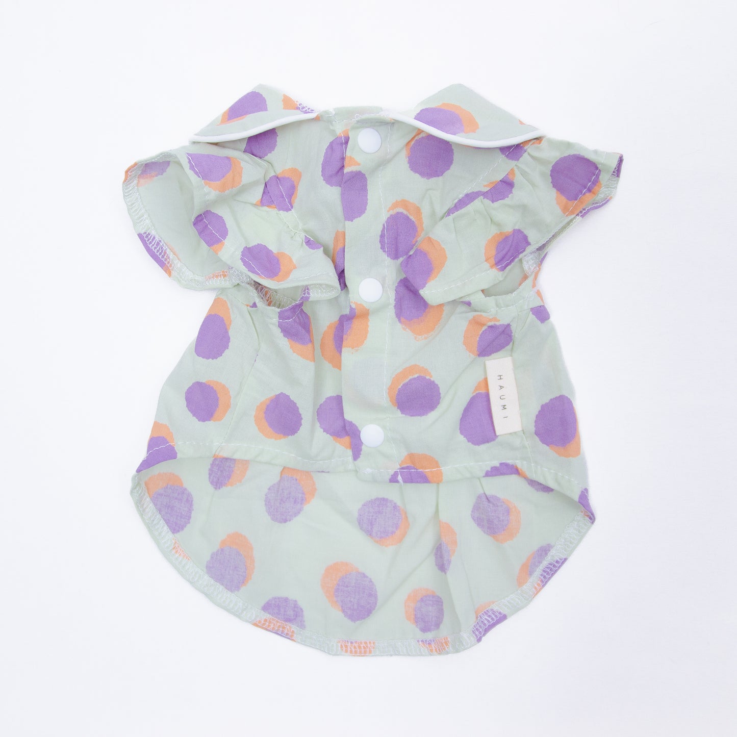 大きなドットのレトロワンピース