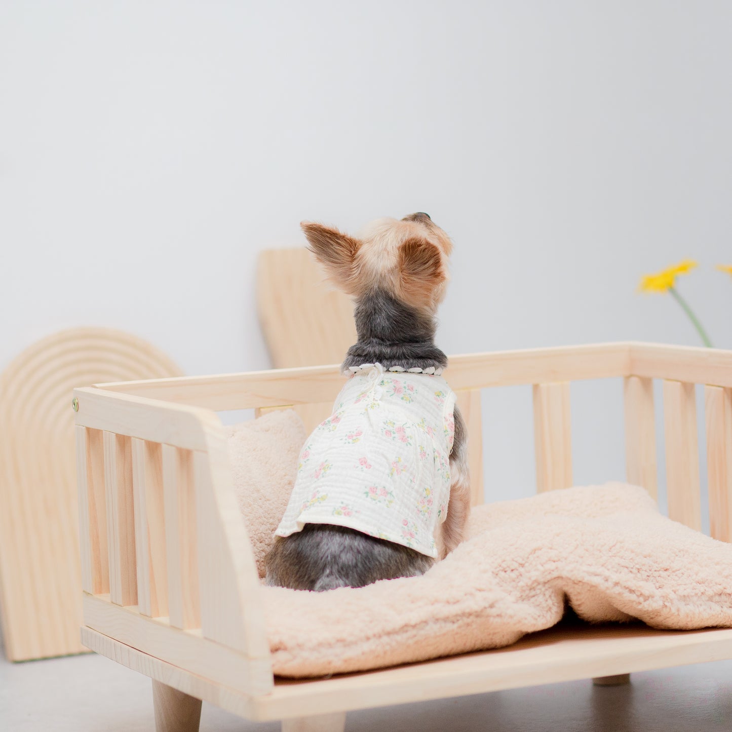 花柄エンパイアワンピース