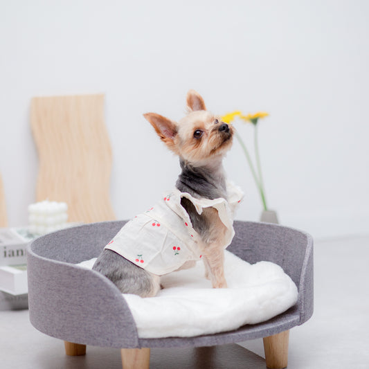 さくらんぼ柄フリルワンピース