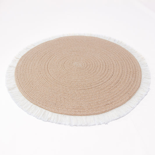 フリンジ爪とぎ麻マット