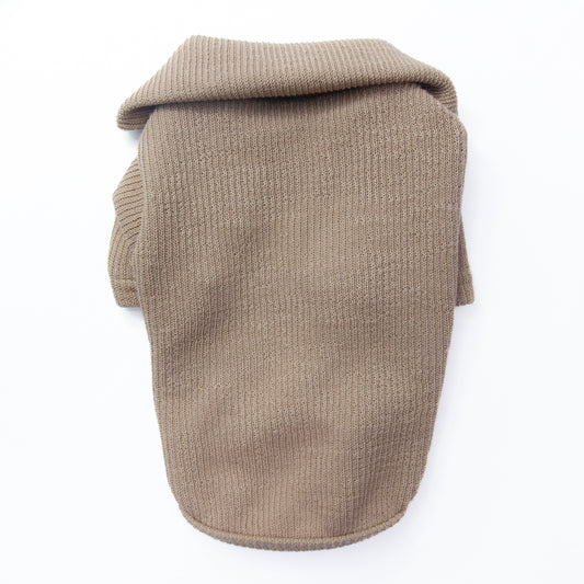 ハーフジップニット