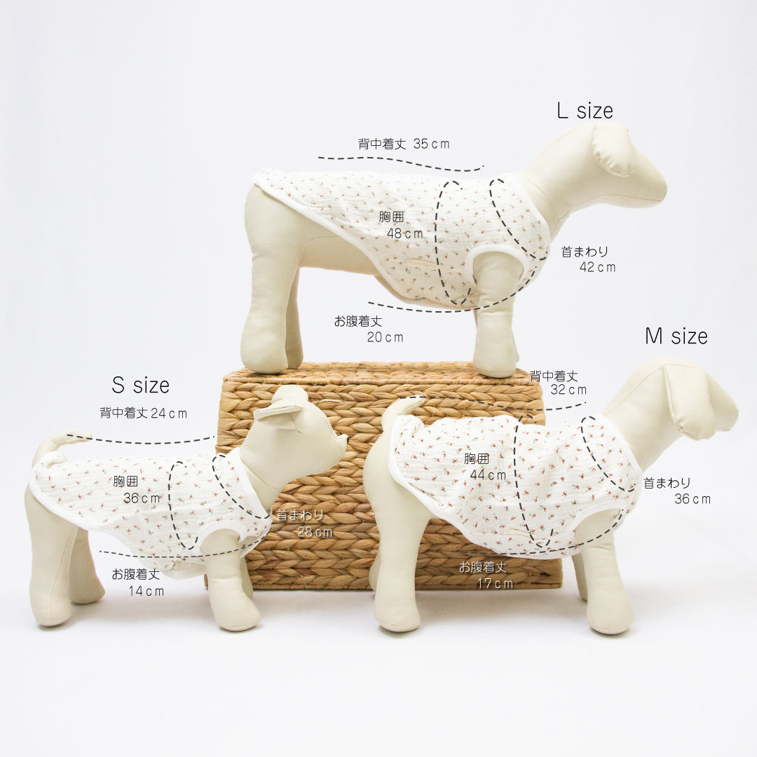 小花柄ノースリーブ