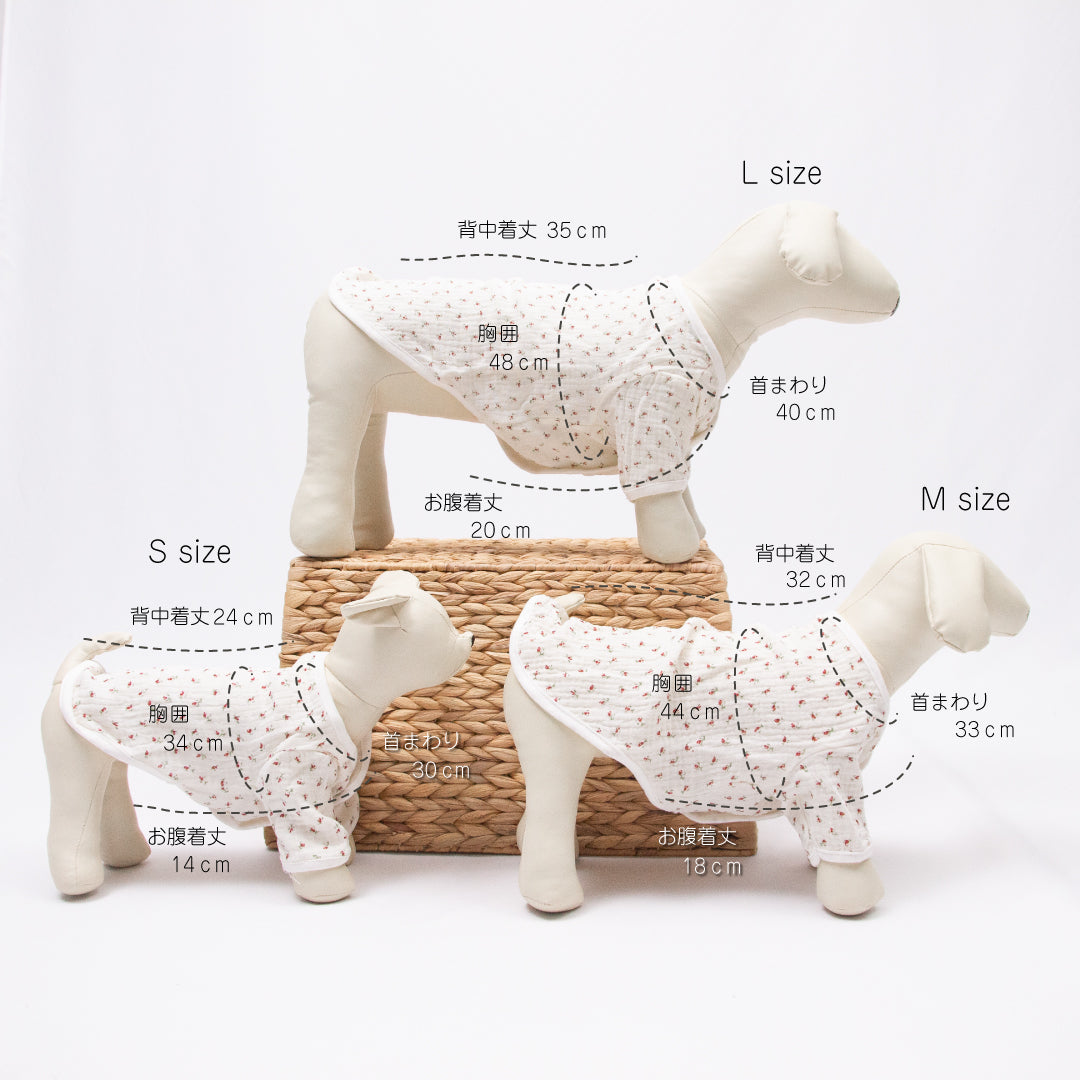 小花柄カットソー