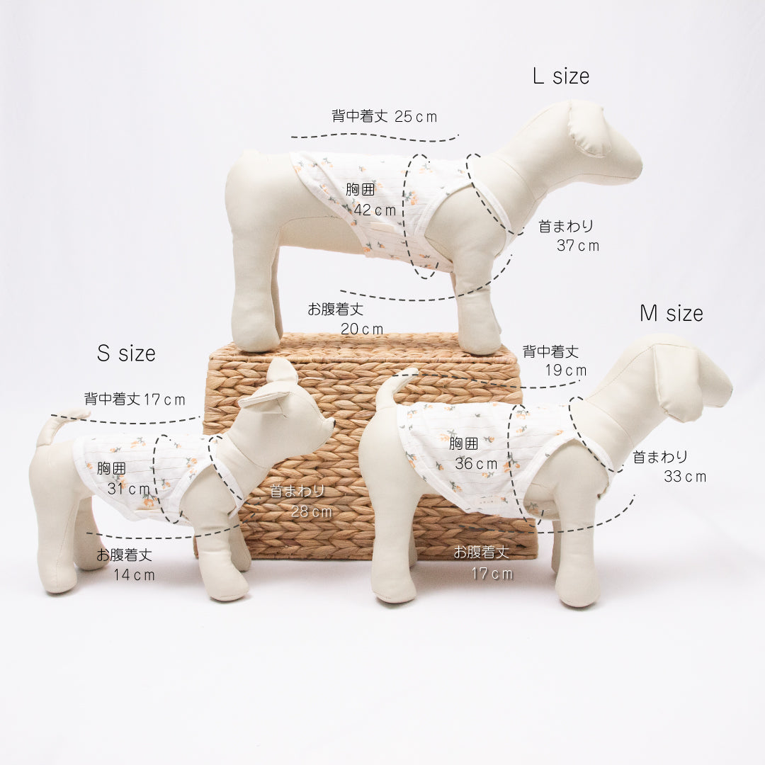 小花柄キャミソール