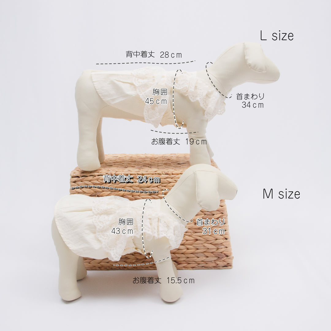 シフォンレースワンピース