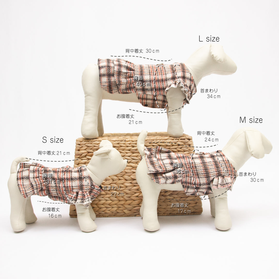 グレンチェックワンピース