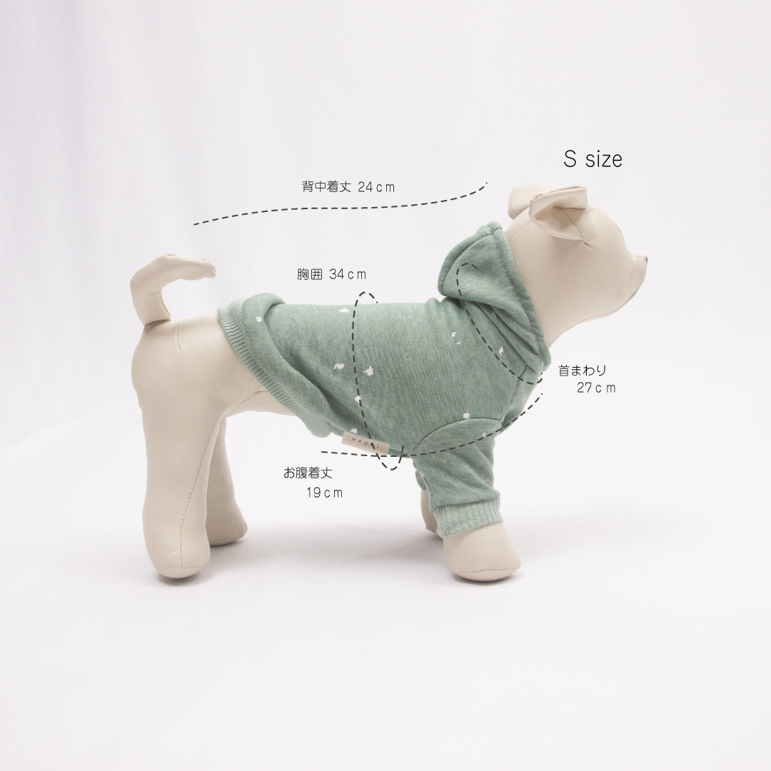 ニュアンス柄パーカー