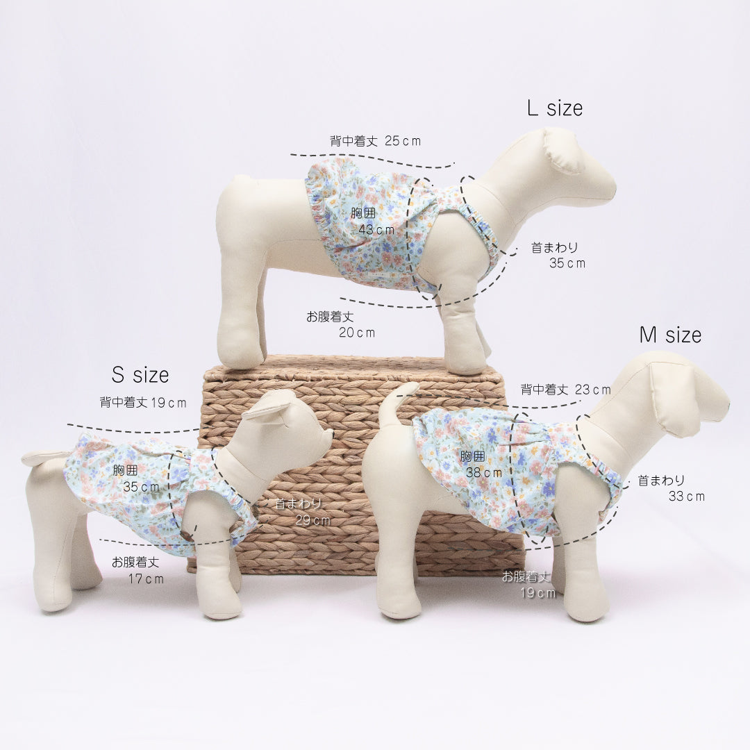 レトロ花柄バルーンワンピ