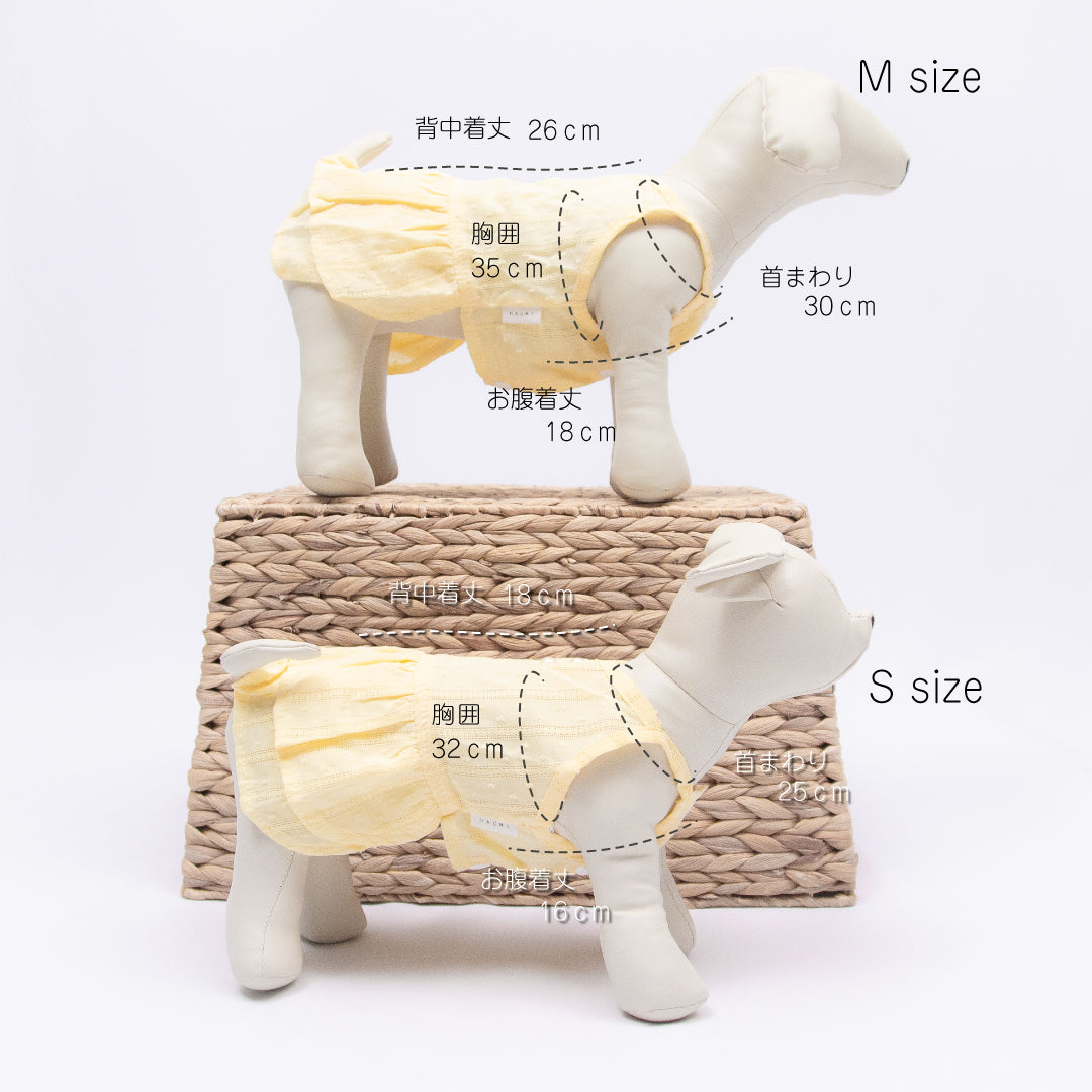 パステルカラーレースワンピース