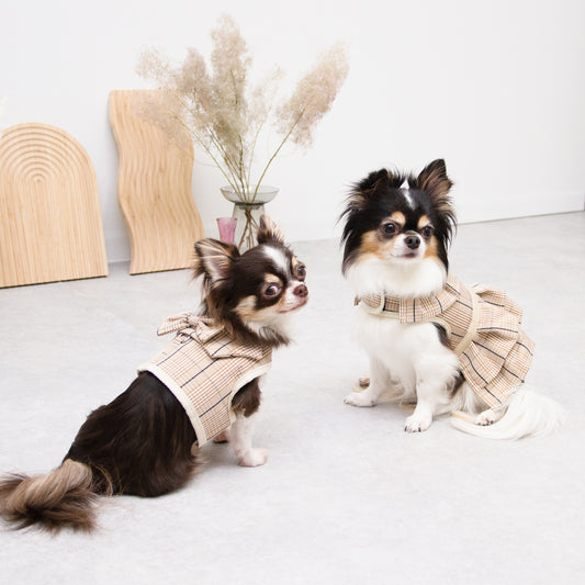 チェックハーネス男の子用