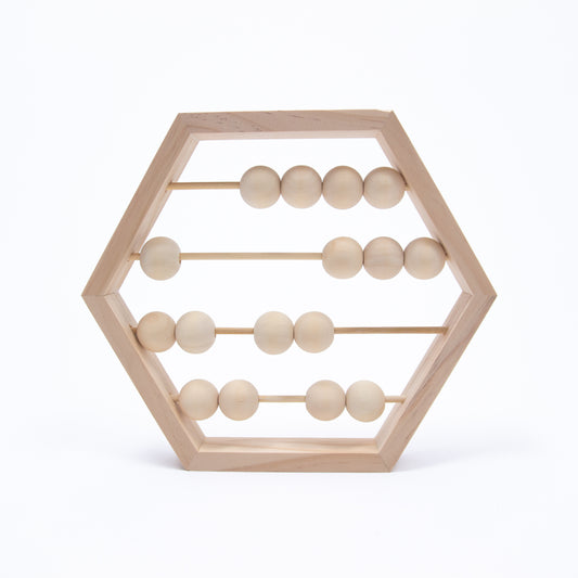 木製そろばん風インテリア