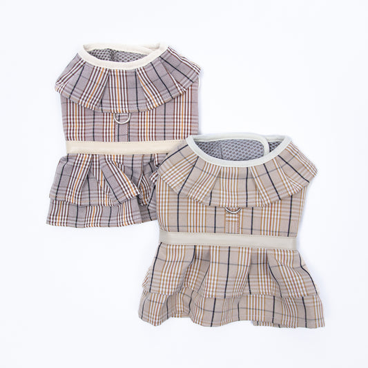 チェックハーネス女の子用