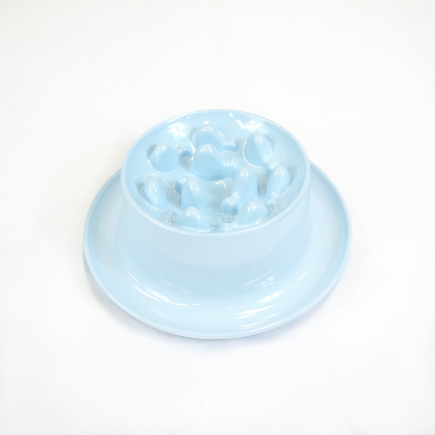 受け皿つきの早食い防止フードボウル