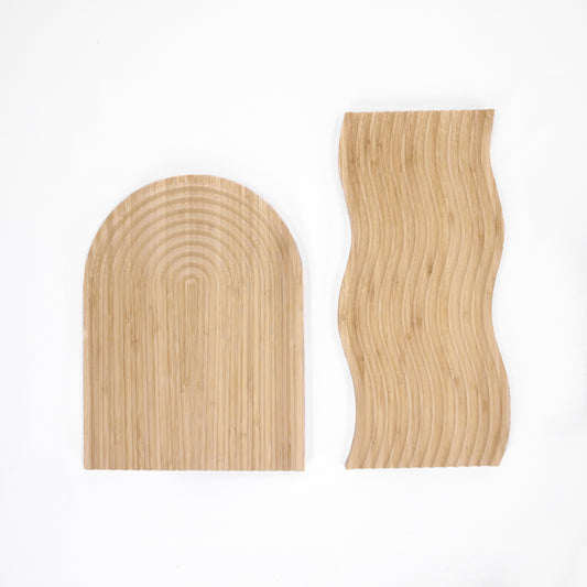 ナチュラルウッドトレイ