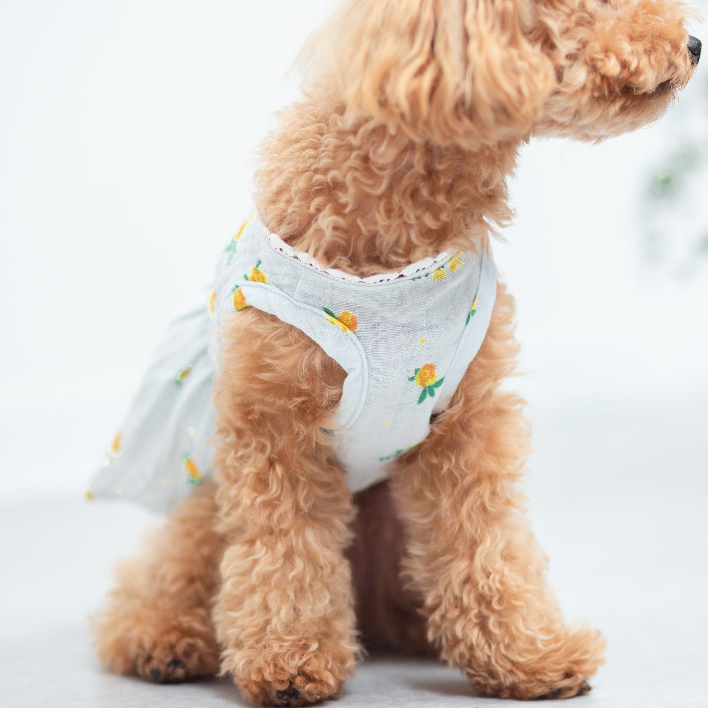 花柄エンパイアワンピース