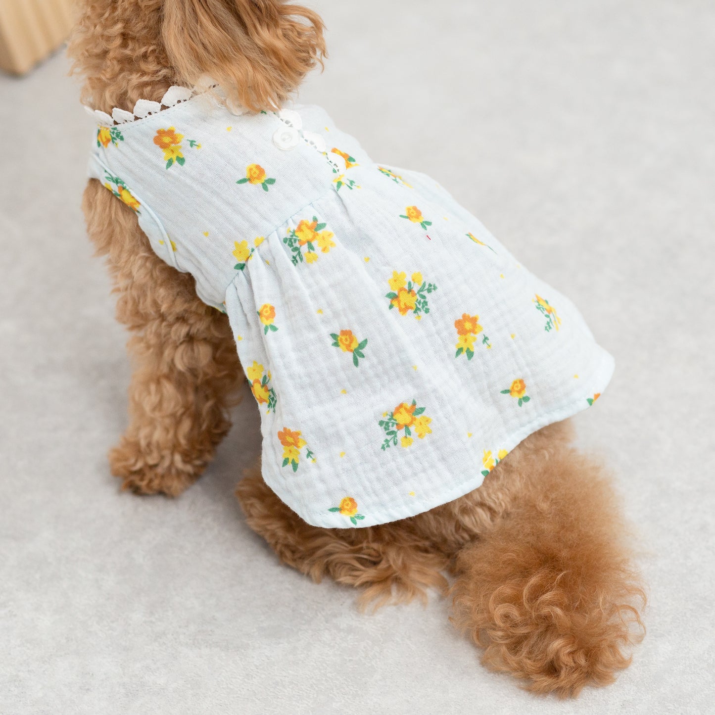 花柄エンパイアワンピース