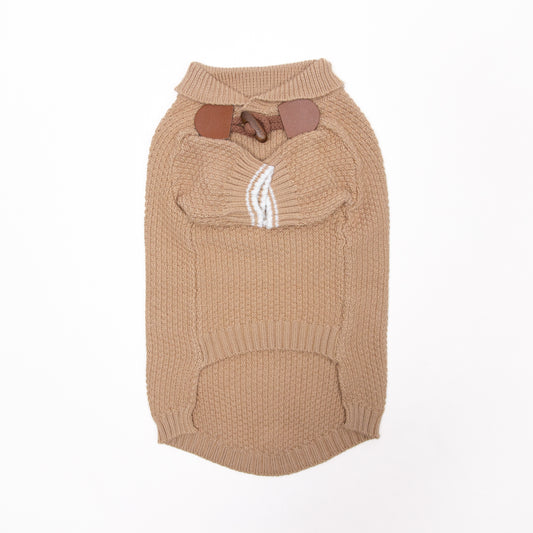 ダッフル風ニットセーター