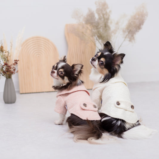 くすみダッフルコート