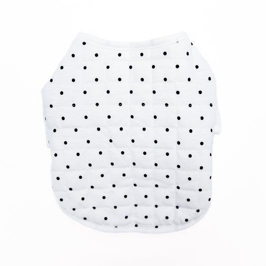 ドット柄キルトアウター