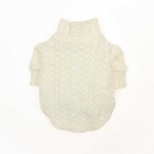 パフスリーブニット