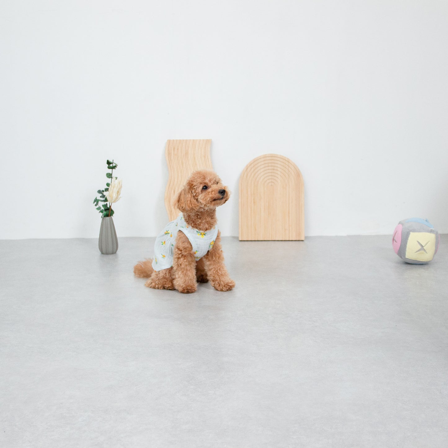 花柄エンパイアワンピース