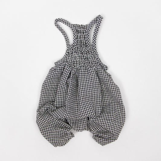 ギンガムチェックサロペット