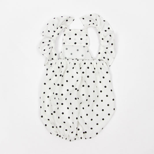 ドット柄バルーンサロペット