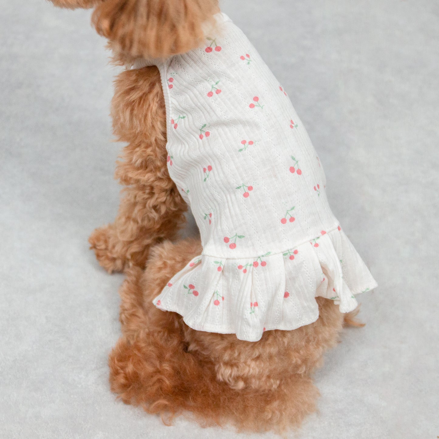 さくらんぼ柄キャミワンピース