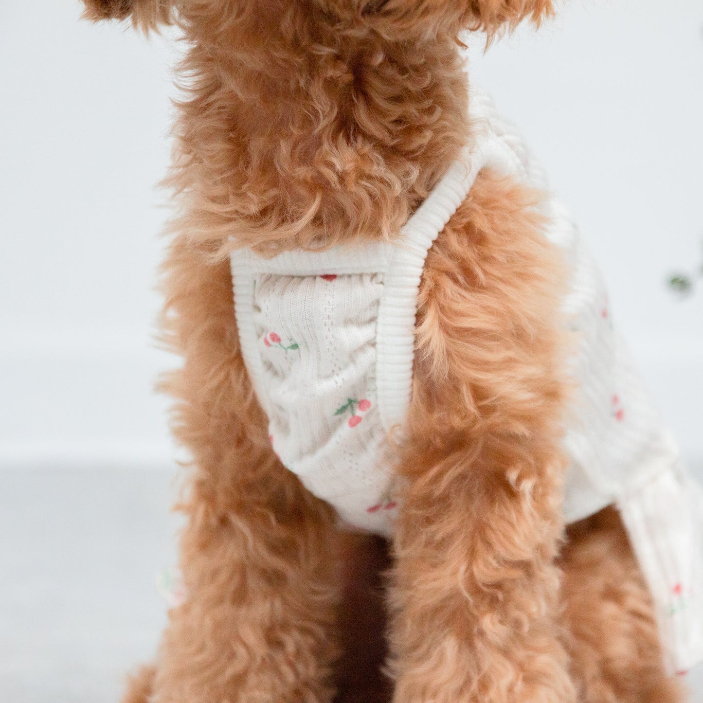 さくらんぼ柄キャミワンピース