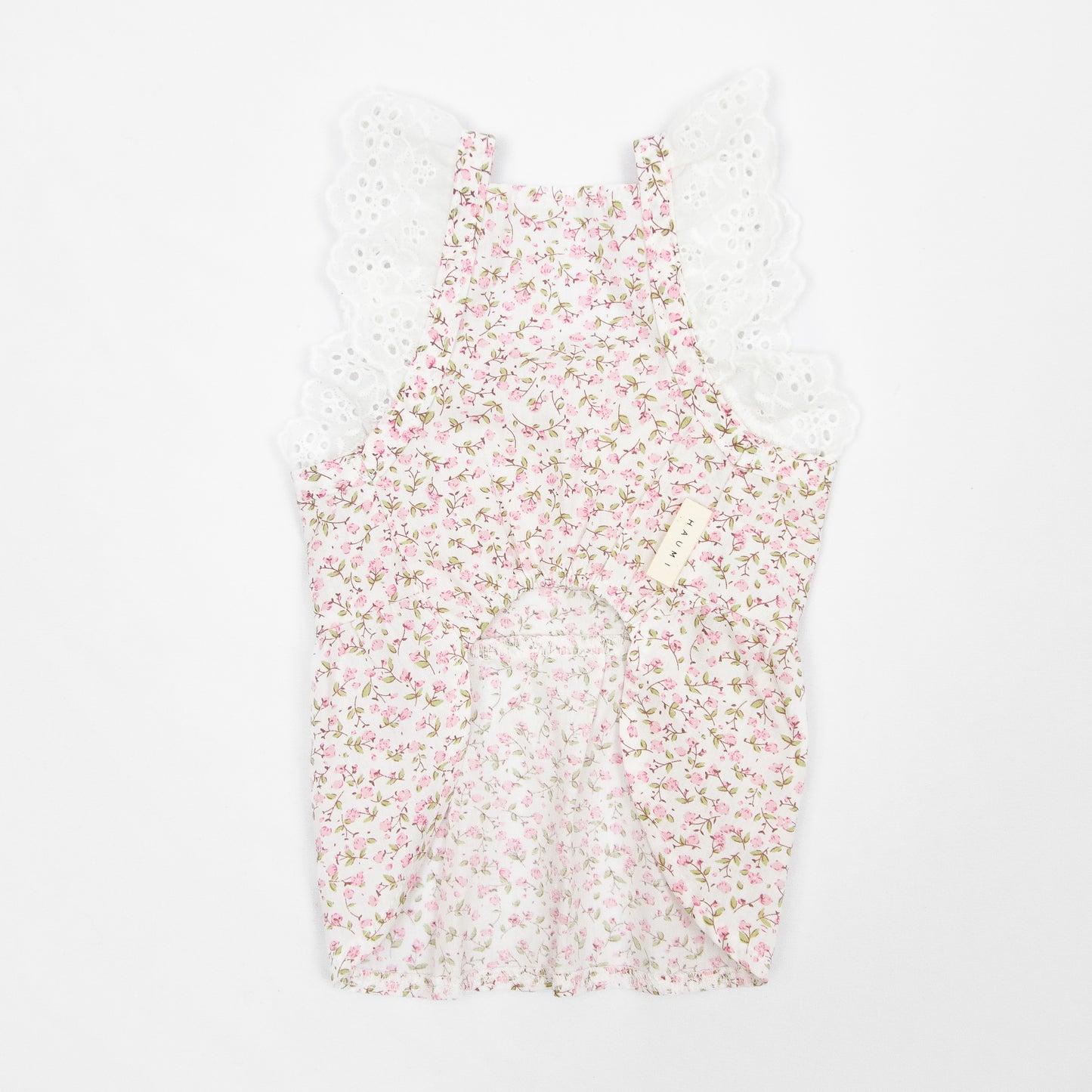 小花柄レースワンピース