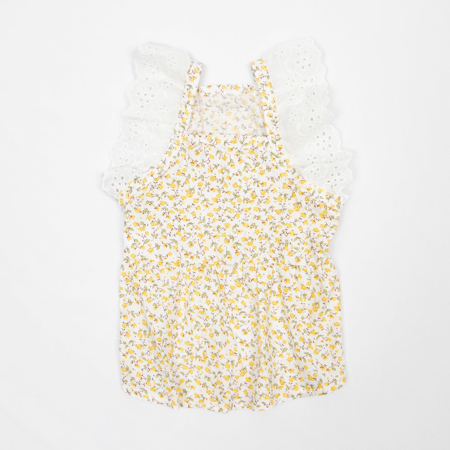 小花柄レースワンピース